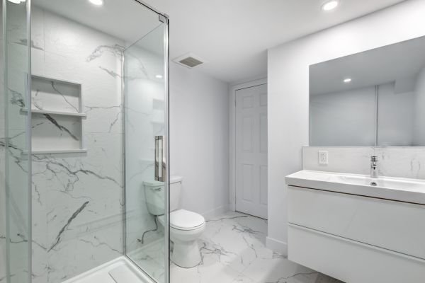 Basement Bathroom Installation in Sterling