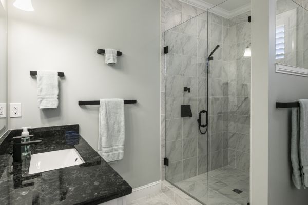 Granite Shower Installation in Sterling